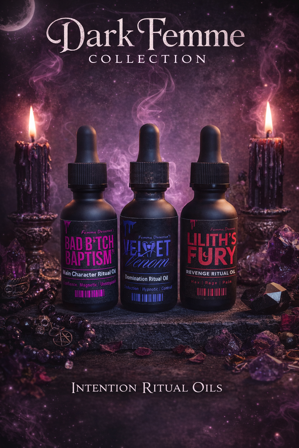 Dark Femme Collection 3Pk Ritual Oils